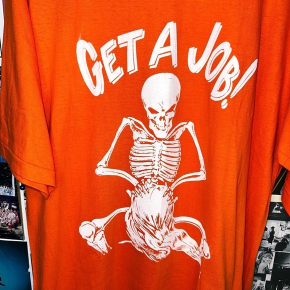 Vintage 90s “ Get A Job!” T-Shirt - Picture 6 of 7